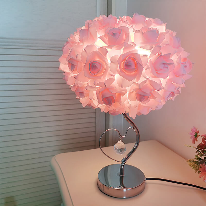 Lighteme Rose Crystal Schreibtischlampe