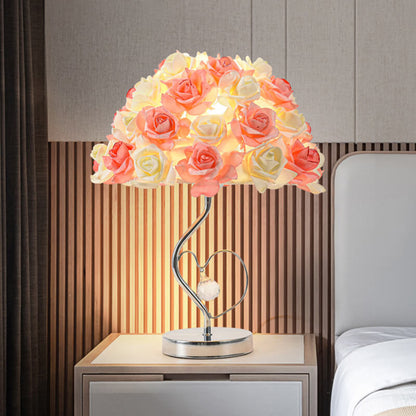 Lighteme Rose Crystal Schreibtischlampe