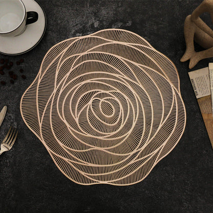 Lighteme Rose Shaped Placemat