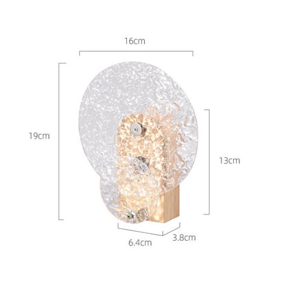 Lampe de nuit rotative Lighteme à ondulations d'eau