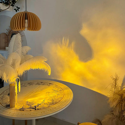 Lampe de nuit rotative Lighteme à ondulations d'eau