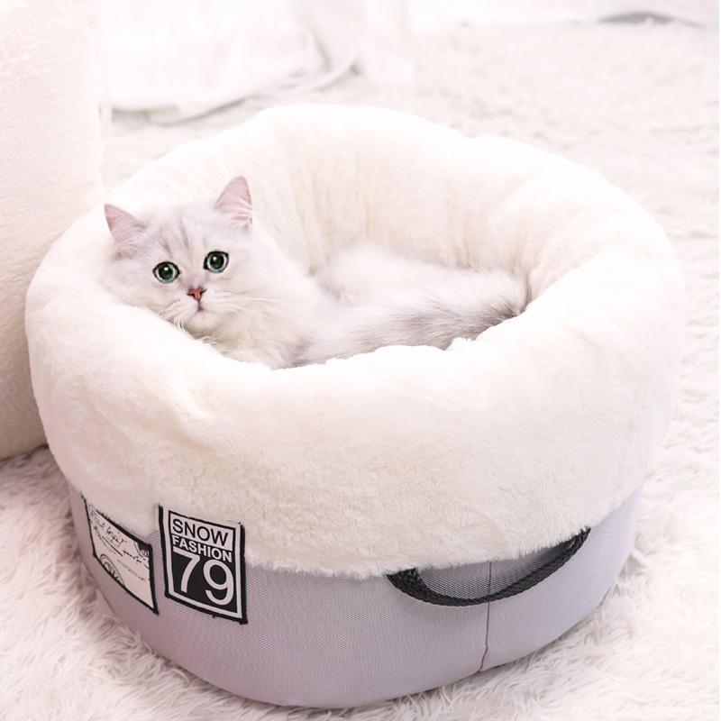 Lighteme Katzennest in runder Form (2 Farben &amp; 2 Größen)