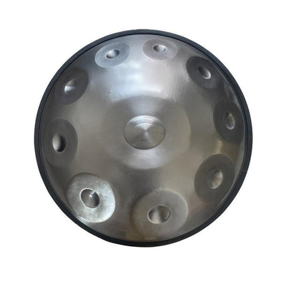 MiSoundofNature handpan personnalisé 22 pouces 10 notes échelle F3 Equinox/intégrale en acier inoxydable/instrument de percussion en acier nitruré