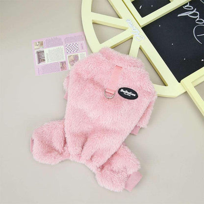 Combinaison élastique Lighteme avec anneau de traction pour chiots et chats