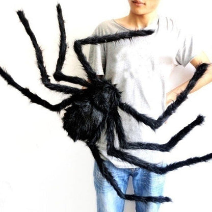 Décoration d'Halloween en forme d'araignée noire Lighteme