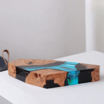 Plongeur de baleine Lighteme en résine époxy Décoration de table