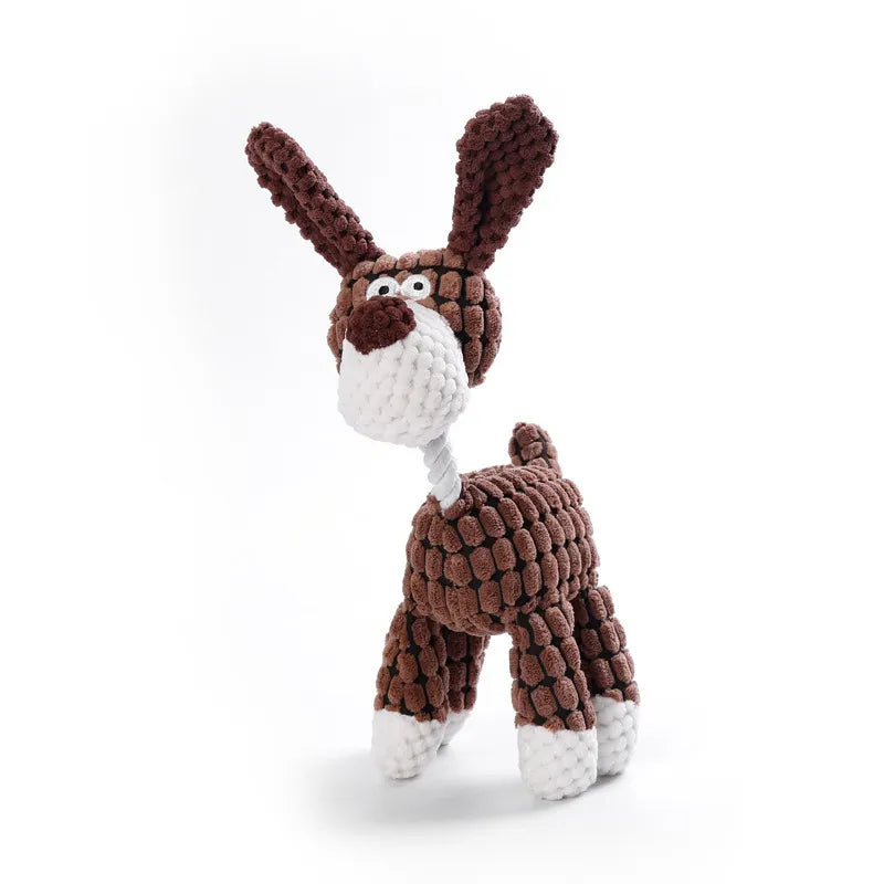 Lighteme Durable Corduroy Chew Toy for Dogs