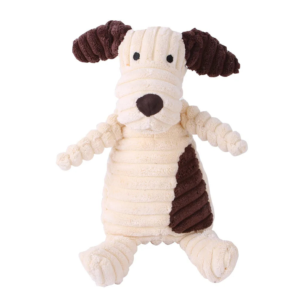 Lighteme Durable Corduroy Chew Toy for Dogs