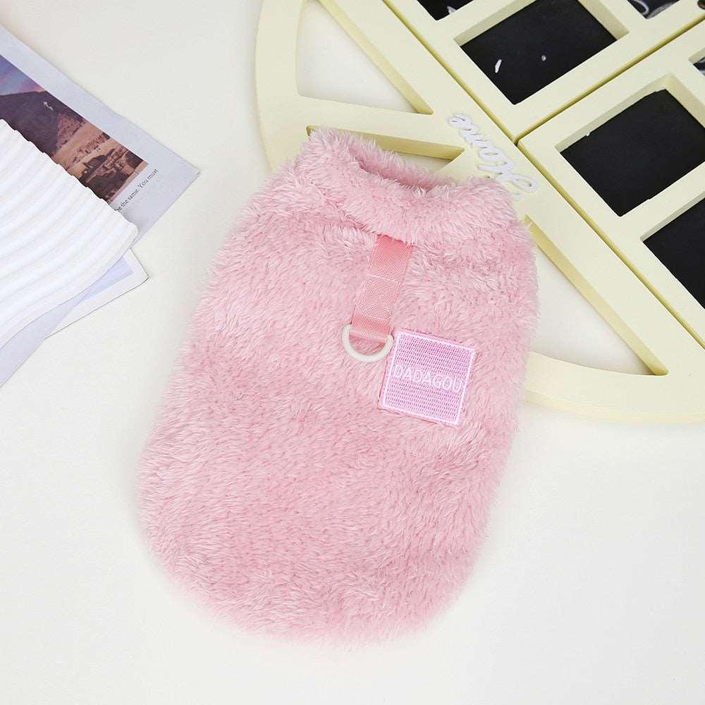 Combinaison élastique Lighteme avec anneau de traction pour chiots et chats