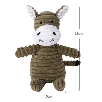 Lighteme Durable Corduroy Chew Toy for Dogs