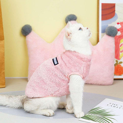 Combinaison élastique Lighteme avec anneau de traction pour chiots et chats