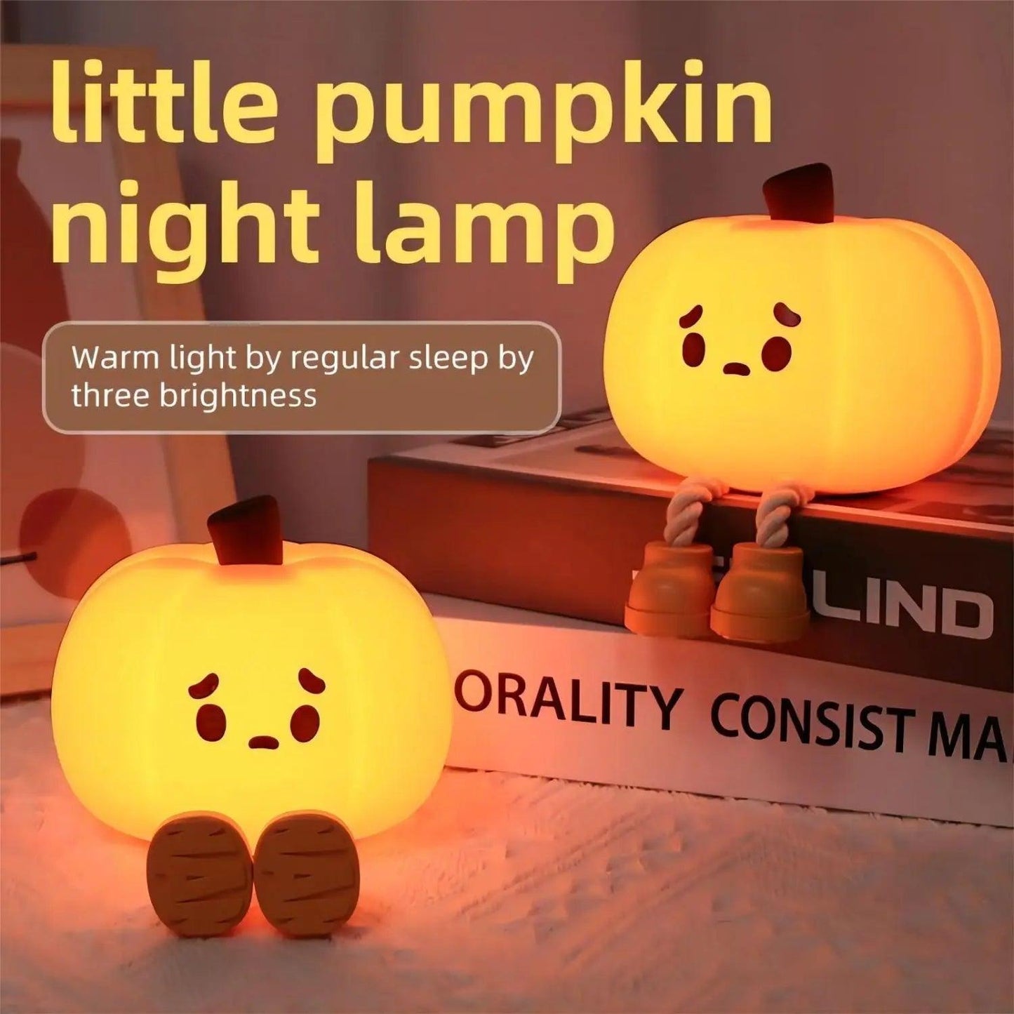 Veilleuse citrouille d'Halloween Lighteme | ACHETEZ-EN 1, OBTENEZ-EN 1 GRATUITEMENT (2 PIÈCES)