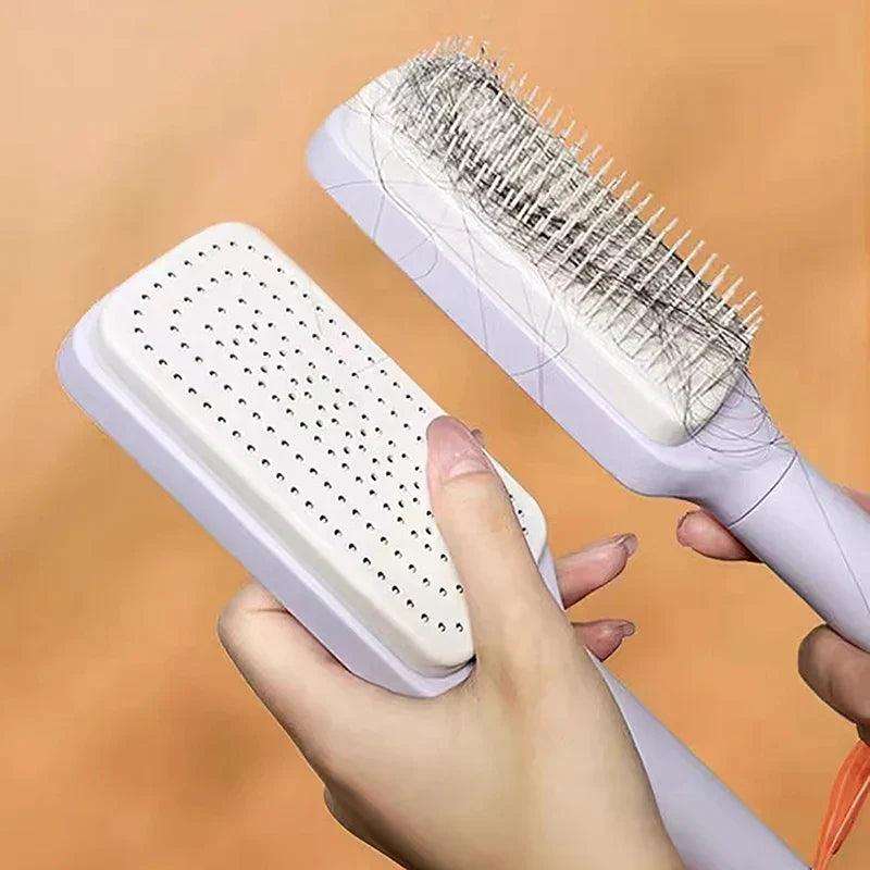 Lighteme selbstreinigende Haarbürste