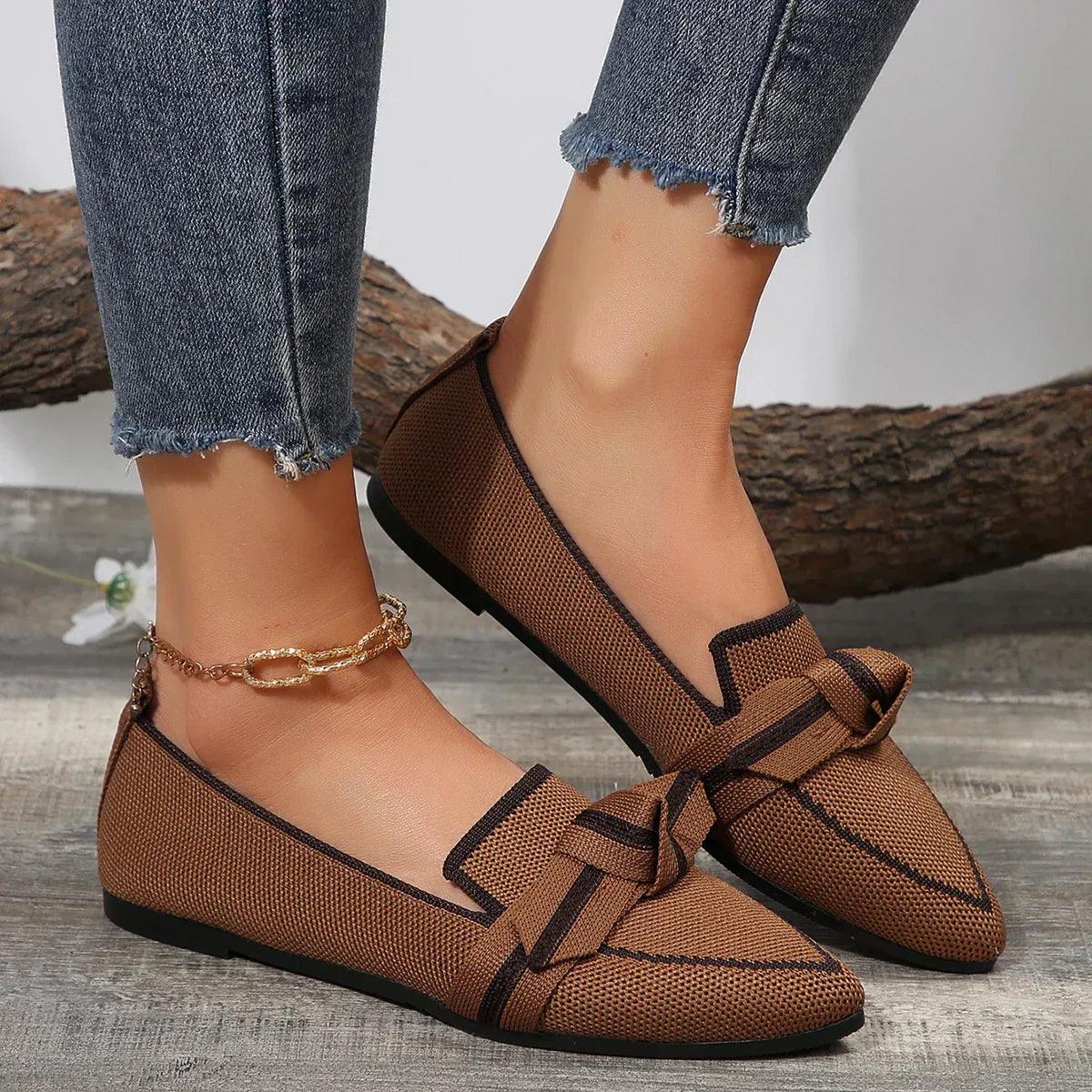 Lighteme Flache Schuhe Damenmode Schuhe
