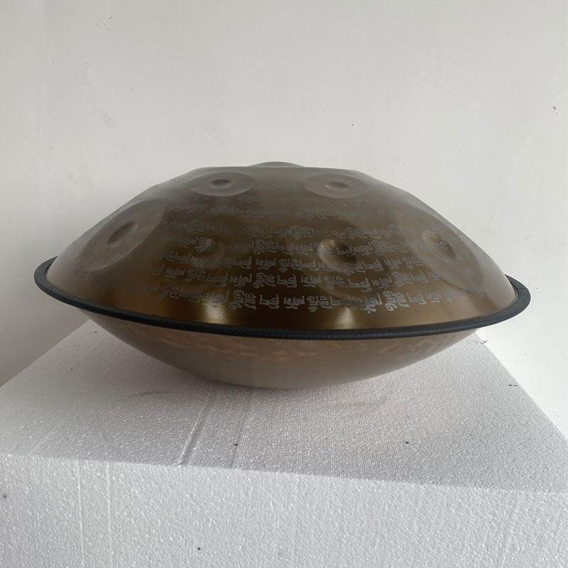 Lighteme Sanskrit D Minor Hijaz Scale 22 Inch 9/10/12 Notes Stainless Steel / Nitride Steel Handpan Drum