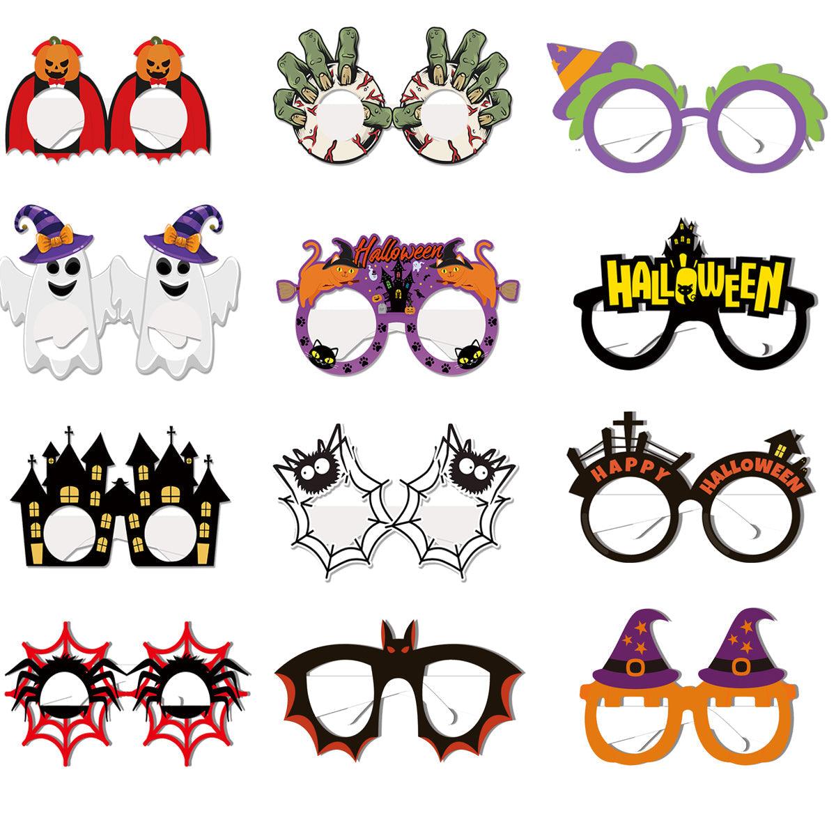 Verres en papier pour fête d'Halloween Lighteme – Lot de 6/12