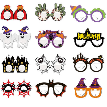 Verres en papier pour fête d'Halloween Lighteme – Lot de 6/12