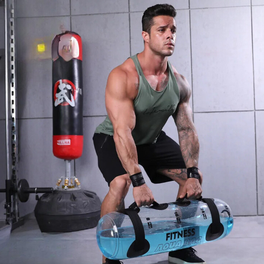 Sac d'entraînement portable Lighteme rempli d'eau pour la musculation et la stabilité