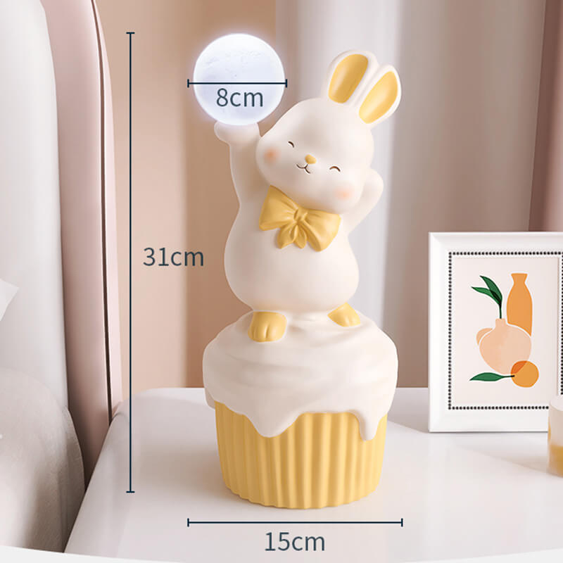 Lighteme Happy Rabbit Resin Table Lamp