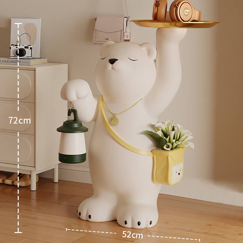 Lighteme Cute Bear Resin Storage Ornament