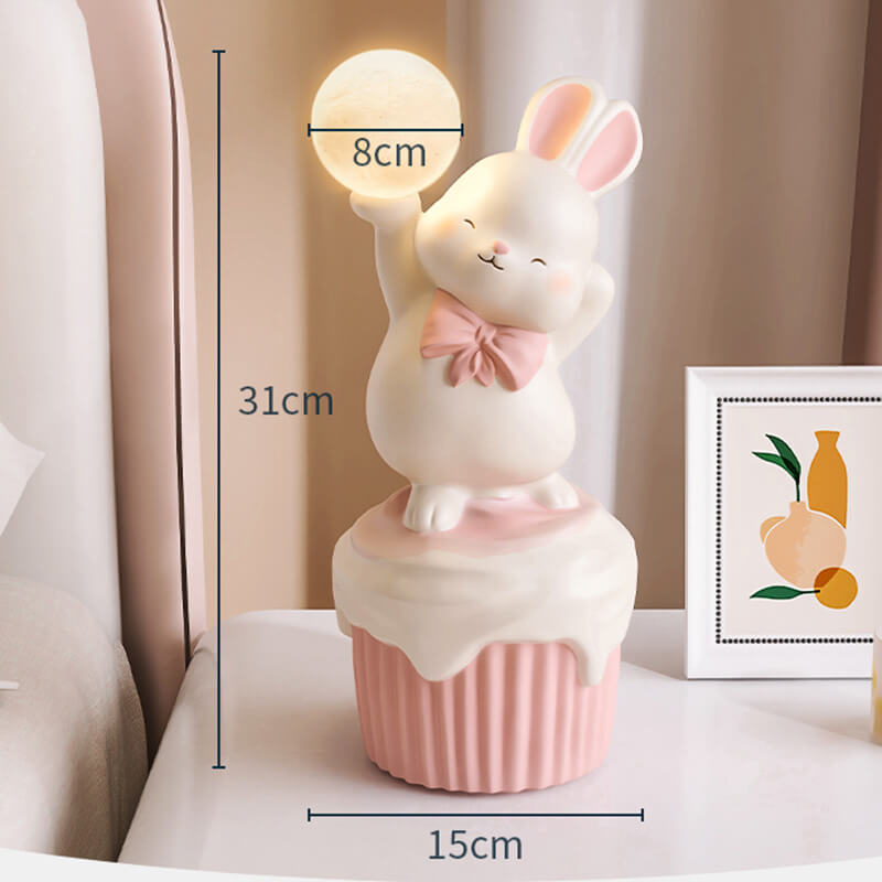 Lighteme Happy Rabbit Resin Table Lamp
