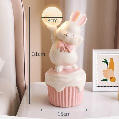 Lighteme Happy Rabbit Resin Table Lamp