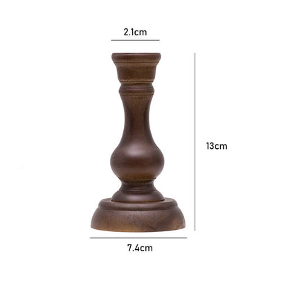 Lighteme Vintage Kerzenhalter aus Holz