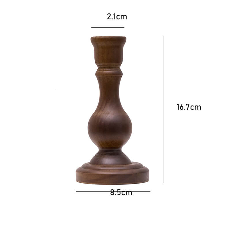 Lighteme Vintage Kerzenhalter aus Holz