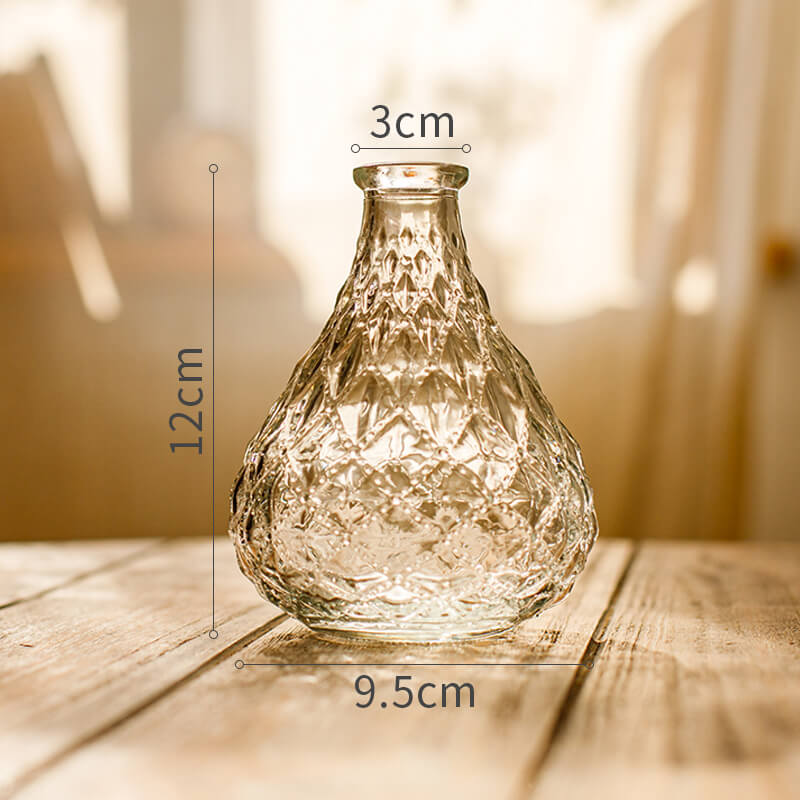 Vase en verre gaufré vintage Lighteme