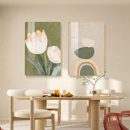 Lighteme Blumenbecher, Kristallporzellan, Kunst-Malset