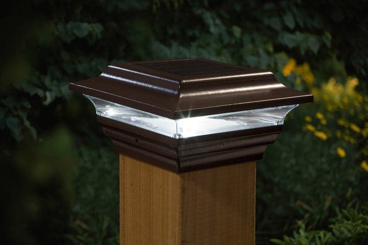 Lampes solaires pour clôture Lighteme - Bronze