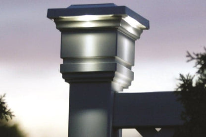 Lighteme Solar Cap Light - Solar-Laternenpfahlleuchten - Weiß