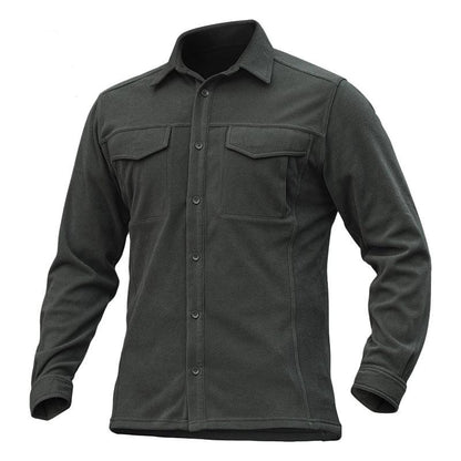Lighteme Tactical Herren Langarmhemd, Stretchstoff, warme Jacke für den Winter
