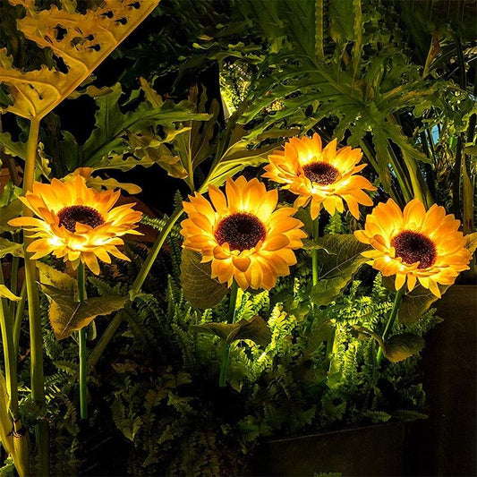 Lighteme Solar-Sonnenblumenlichter machen Ihren Garten attraktiver