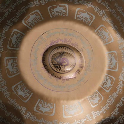 Sanskrit Personnalisé Fait main E La Sirena 22 pouces 9/10/12 notes en Acier Inoxydable / Acier Nitruré Handpan Drums
