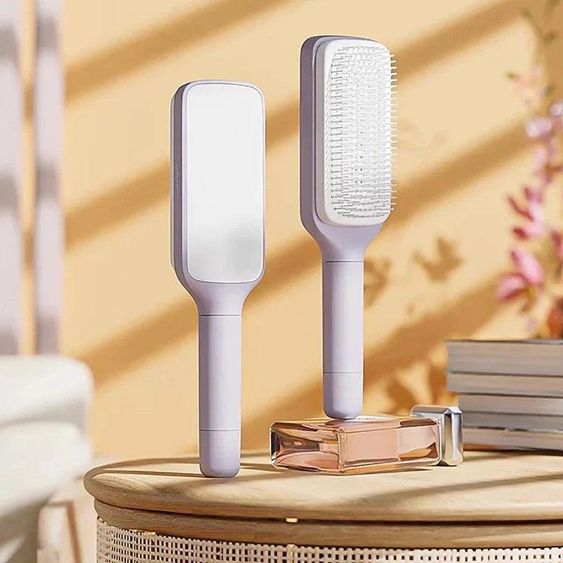 Lighteme selbstreinigende Haarbürste