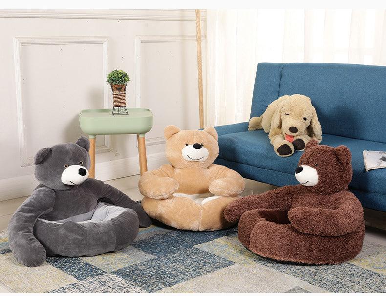 Canapé Lighteme Bear - Siège moelleux idéal pour les animaux de compagnie ou les tout-petits