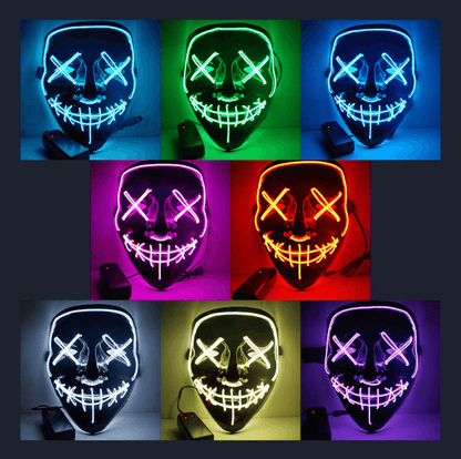 Lighteme LED-Halloween-Maske