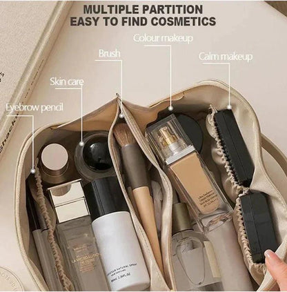 Lighteme Reisekosmetiktasche mit großem Fassungsvermögen