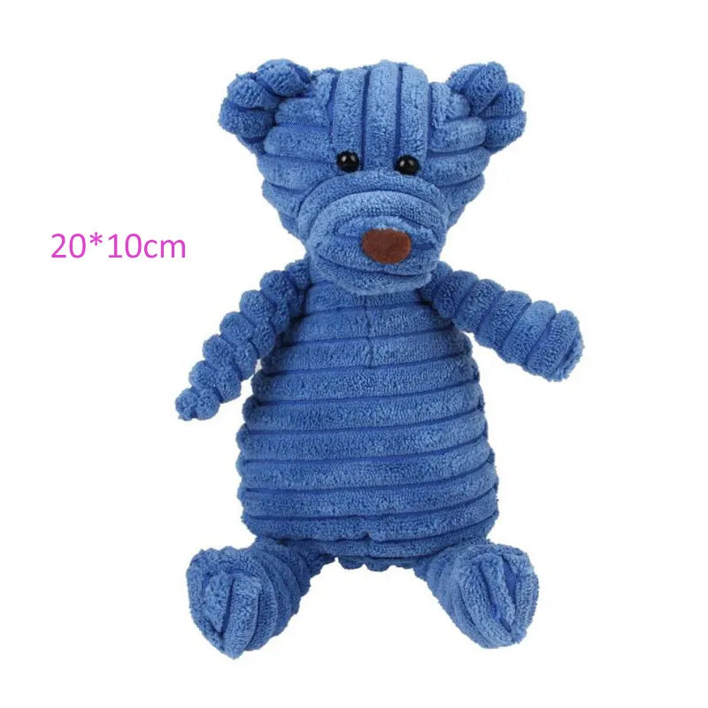 Lighteme Durable Corduroy Chew Toy for Dogs