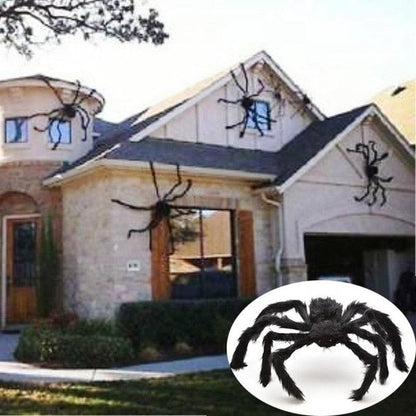 Décoration d'Halloween en forme d'araignée noire Lighteme