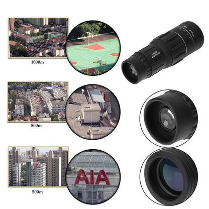 Lighteme Dual Day Night Vision 16X52 Monokular-Teleskop