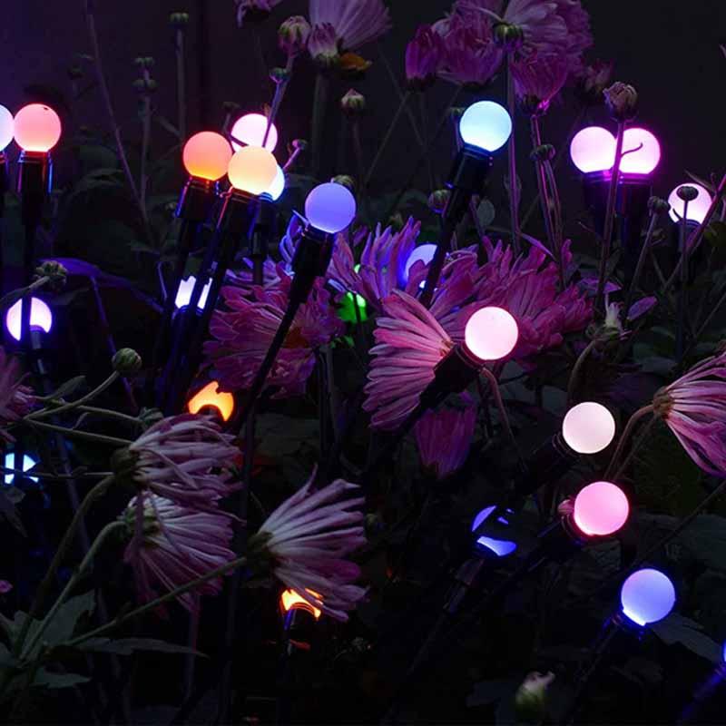 Solarbetriebene Gartenleuchten von Lighteme Fire fly | 1 Set kaufen, 2 Sets bekommen 