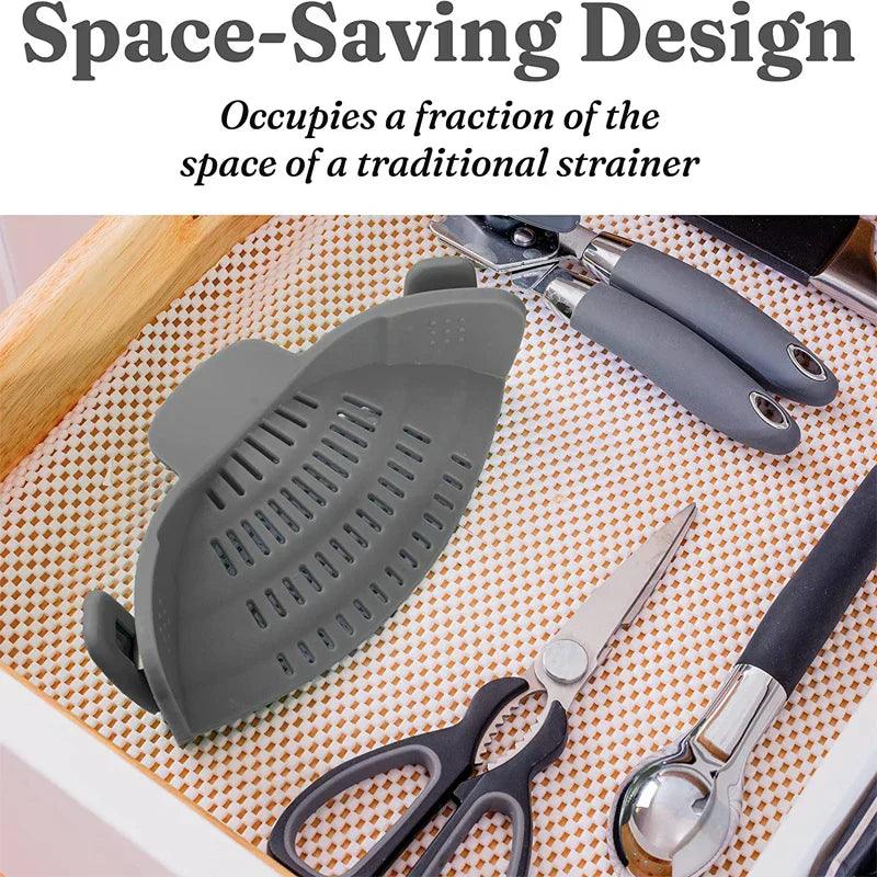 Lighteme Silicone kitchen strainer and drainer