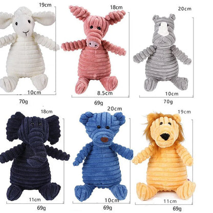 Lighteme Durable Corduroy Chew Toy for Dogs