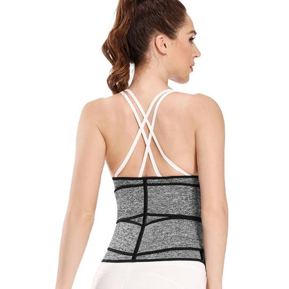 Lighteme Damen Taillentrainer Body Shaper Schlanker Schweißgürtel Bauchkontrolle