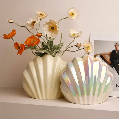 Lighteme Shell Ceramic Vase