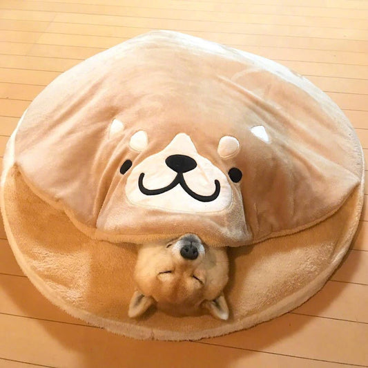 Lighteme Shiba Inu Short Plush Round Pet Pad