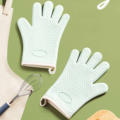 Gants de cuisson anti-brûlures isolants en silicone Lighteme
