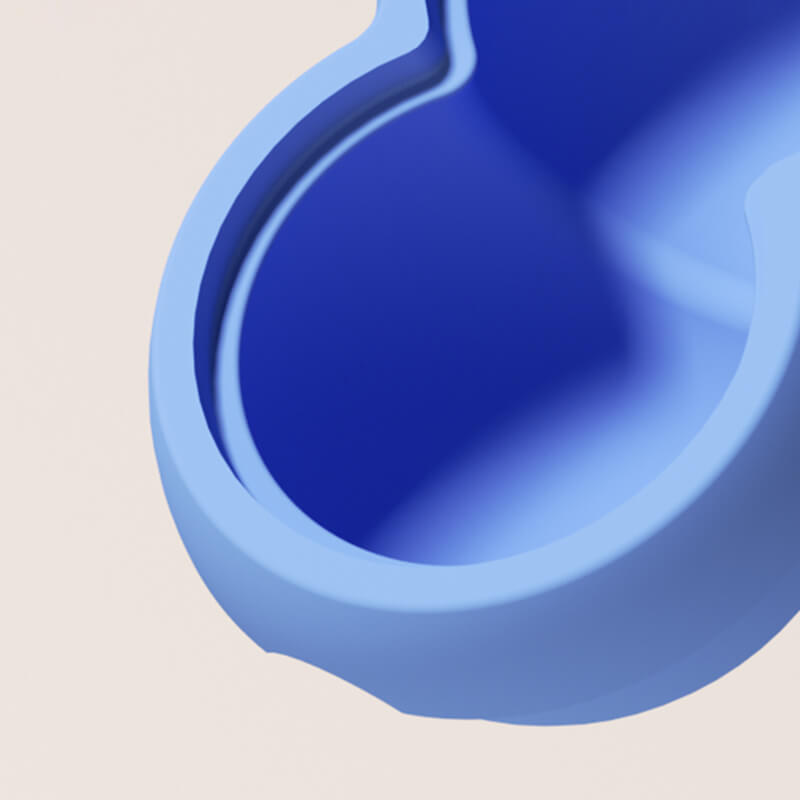 Lighteme 2-in-1-Form für Eis am Stiel mit Strohhalm aus Silikon